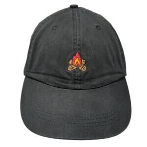 Campfire Proof Slideback Baseball Cap Black One Size Adjustable Alternative